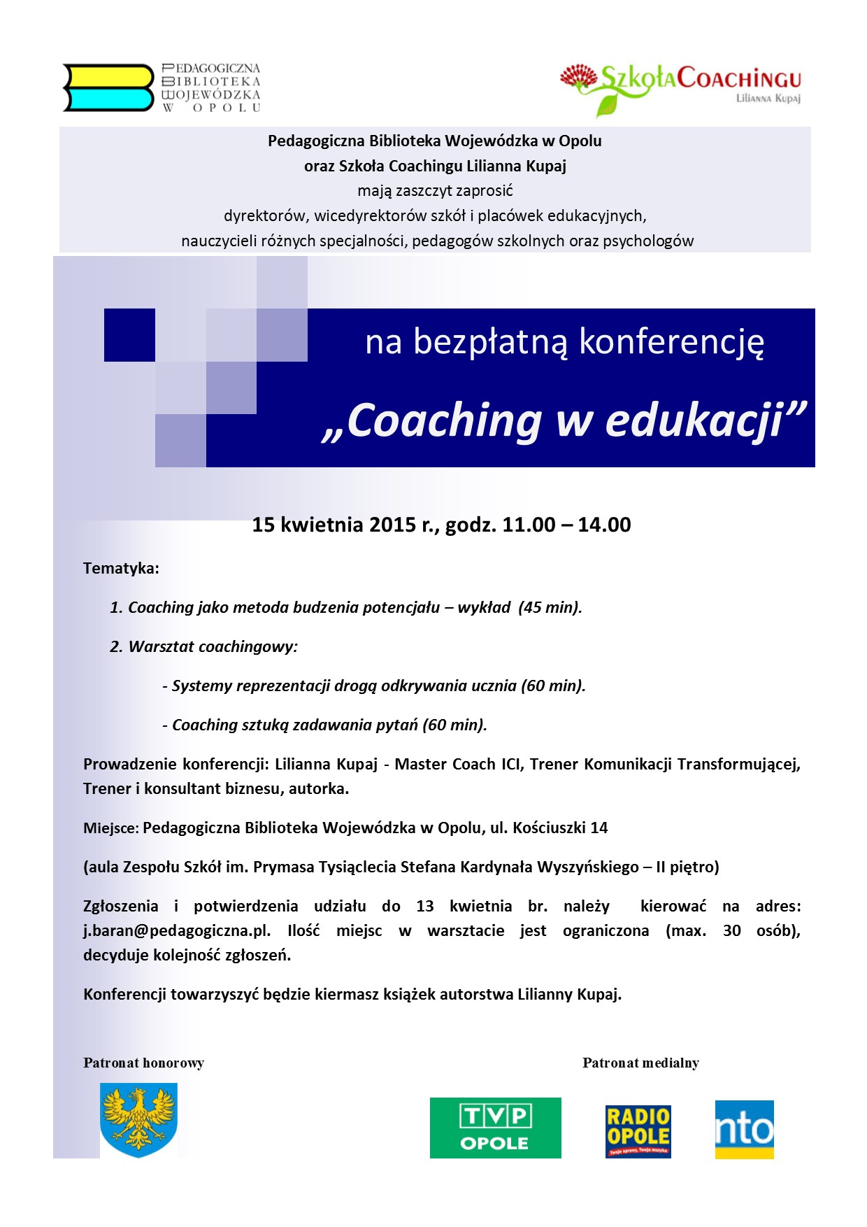Ulotka coaching