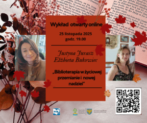 Plakat informujący o wykładzie