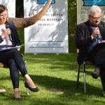 Beata Kowal, Wydział Oświaty Miasta Opola; Stanisław Rożniatowski, wicedyrektor RZPWE