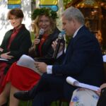 Violetta Rezler-Wasielewska, dyrektor CMJW; Hanna Franczak, wicedyrektor RZPWE; Rafał Rippel, wicedyrektor RZPWE