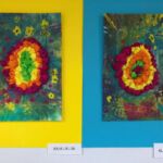 Prace plastyczne, autorzy: Julia J., kl. 3A i Blanka P., kl. 1C