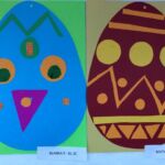 Prace plastyczne, autorzy: Blanka P., kl. 1C i Matylda K., kl. 1B