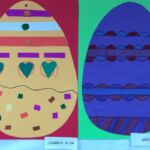 Prace plastyczne, autorzy: Liliana K., kl. 3A i Antek P., kl. 1A