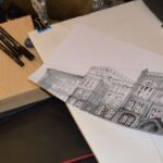 Praca plastyczna powstała podczas pleneru