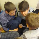 Uczestnicy warsztatów ,,Jak ocalić skrzydal i być soba?"